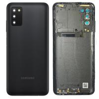 Samsung Galaxy A03s A037g EU Back Cover+Camera Glass Black Original
