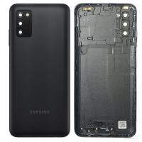 Samsung Galaxy A03s A037f Back Cover+Camera Glass Black Original (ASIA VERSION)