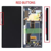 Samsung Galaxy Note 10 Plus N975 Touch + Lcd + Frame Black With Red Button Service Pack