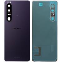 Sony Xperia 1 III （3 generation) Back Cover+Camera Glass Purple Original