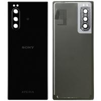Sony Xperia 5 Back Cover+Camera Glass Black Original