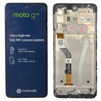 Motorola Moto G60 XT2135-2 Touch+Lcd+Frame Black