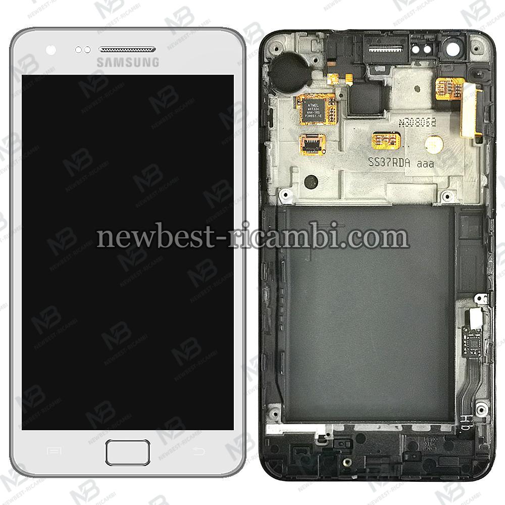 samsung galaxy s2 i9100 touch+lcd+frame white
