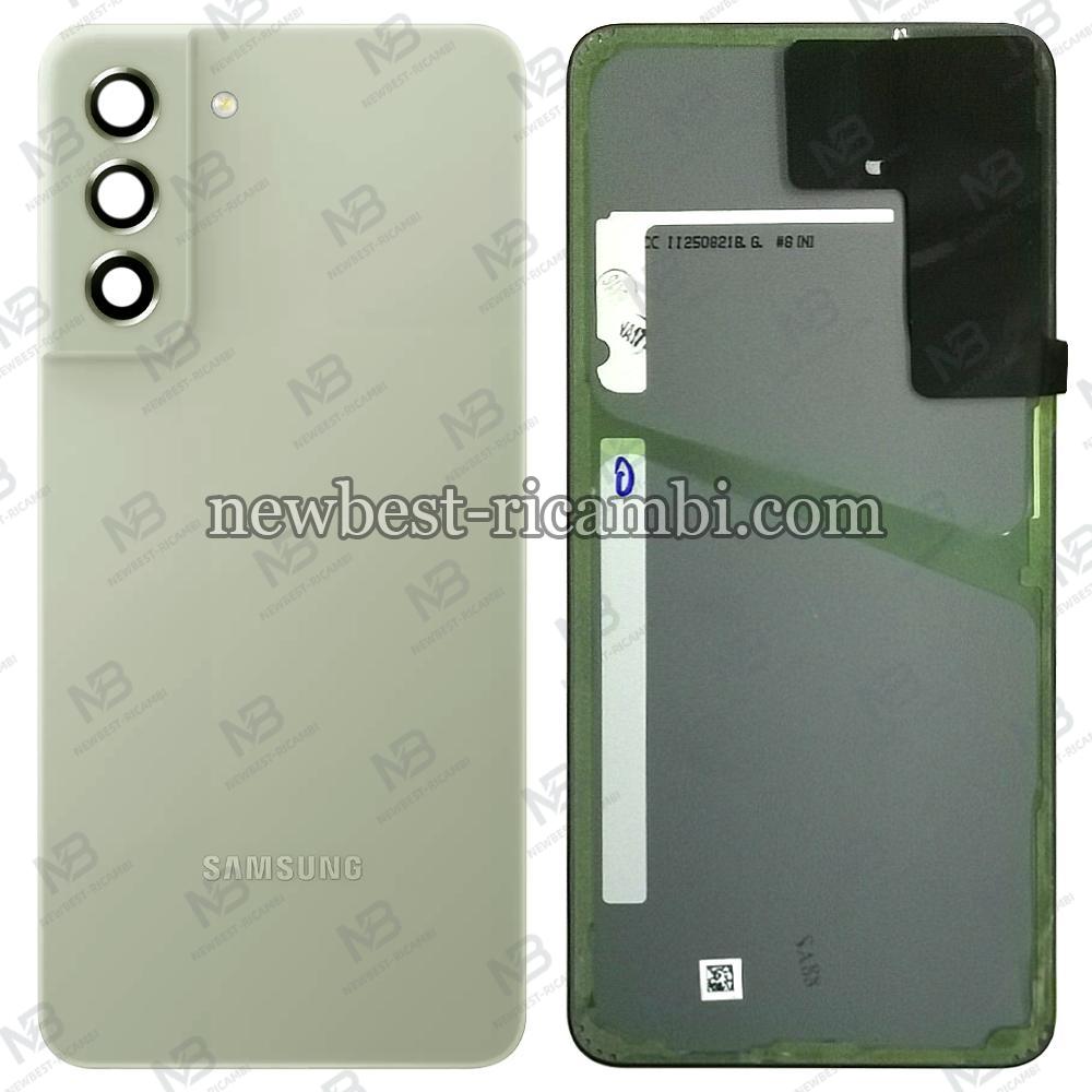 Samsung Galaxy S21 Fe 5G G990 Back Cover+Camera Glass Green Olive Original
