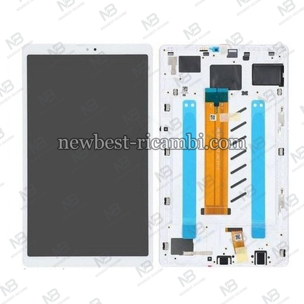 Samsung Galaxy Tab A7 Lite T220 Wi-Fi  Touch+Lcd+Frame White Original Service Pack