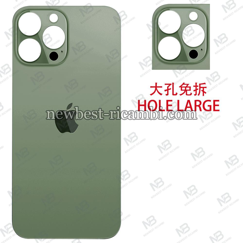 iPhone 13 Pro Max Back Cover Glass Hole Large Green