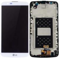 LG K10 K410 K420 K430 Touch+Lcd+Frame White