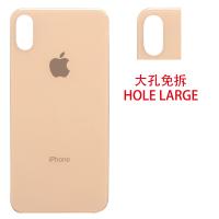 iphone xs max back cover gold camera hole large