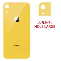 iphone xr back cover yellow camera hole large