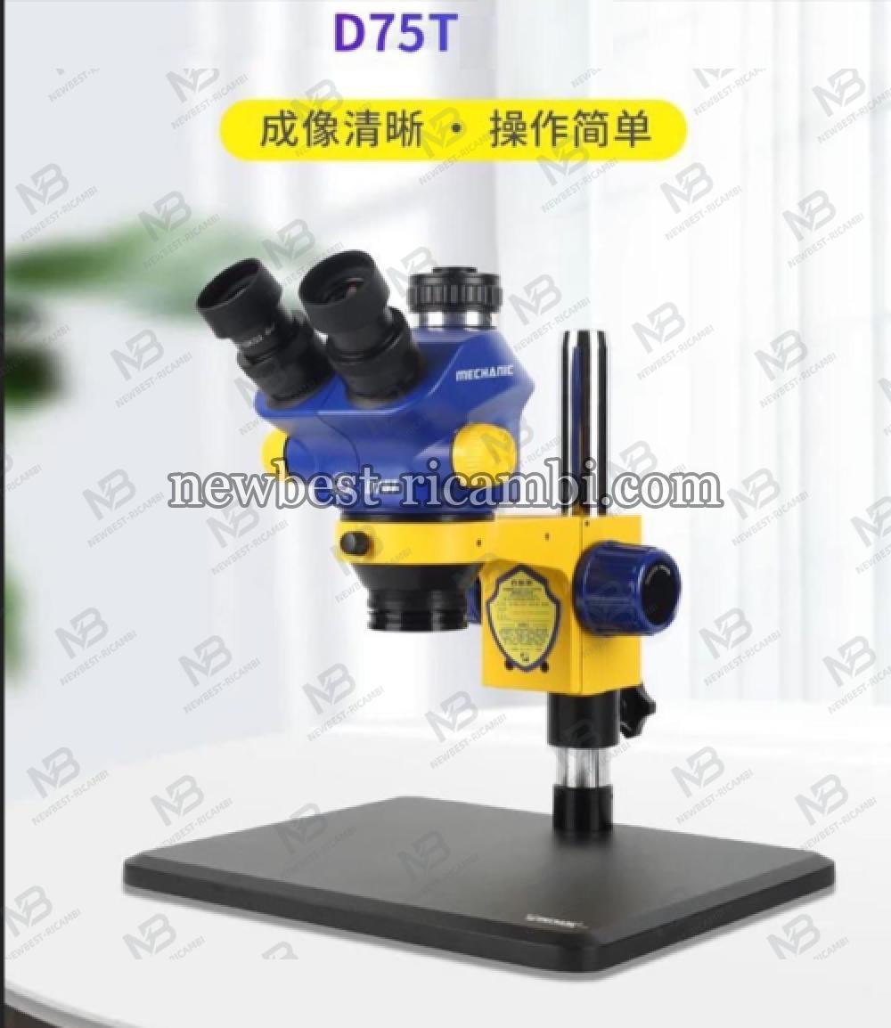 Mechanic D75T Industrial Trinocular Stereo Microscope