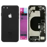 iphone 8g back cover with frame full accessories black OEM