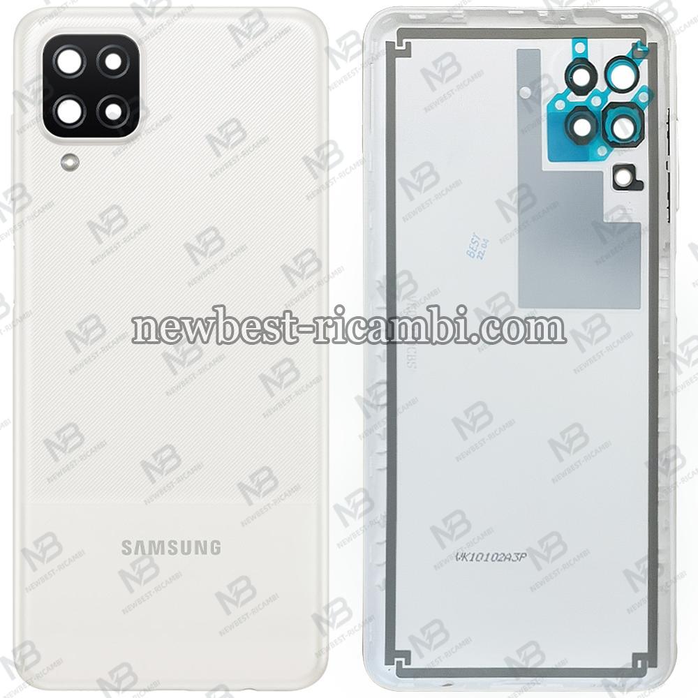 Samsung Galaxy A12 A127 Back Cover+Camera Glass White Original