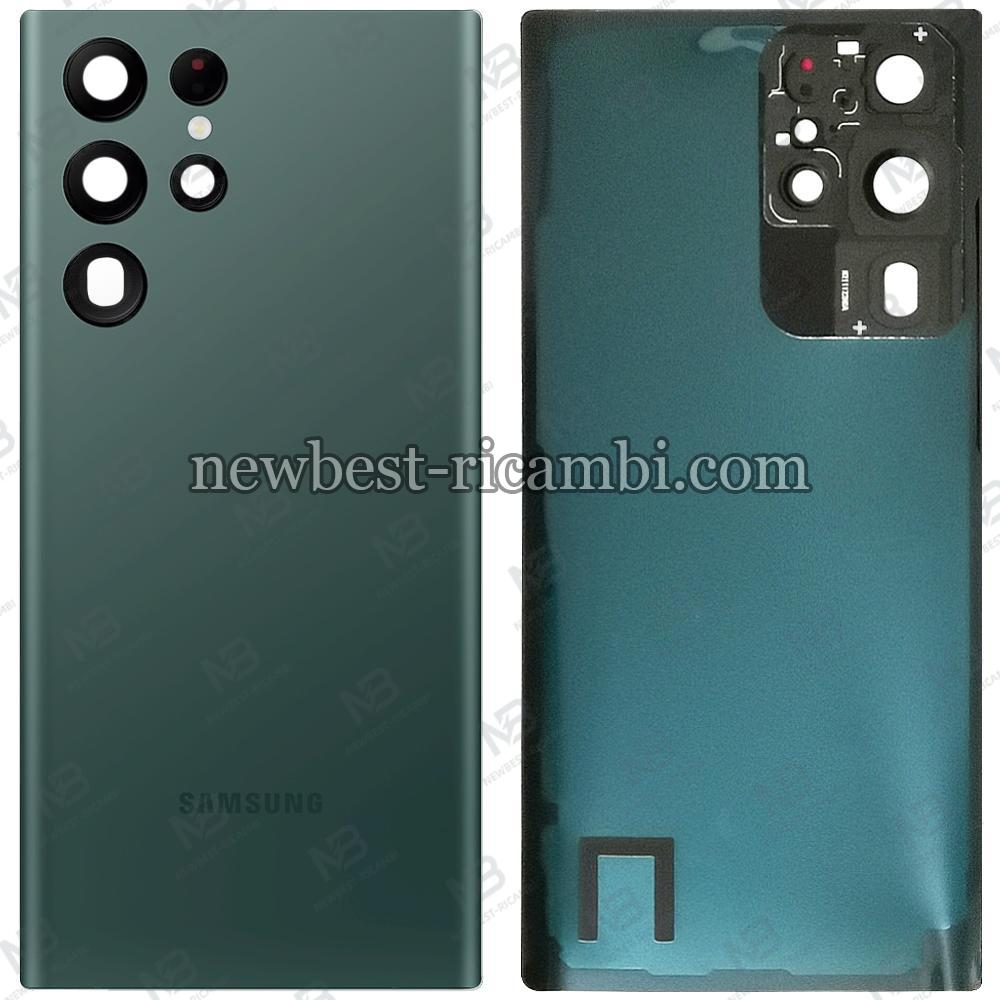 Samsung Galaxy S22 Ultra S908B Back Cover+Camera Glass Green AAA