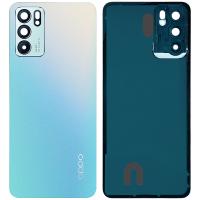 Oppo Reno 6 5G (CPH2251)Back Cover+ Camera Glass Blue AAA