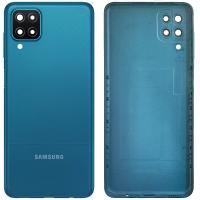 Samsung Galaxy A12 A127 Back Cover+Camera Glass Blue Original