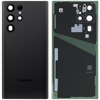 Samsung Galaxy S22 Ultra S908B Back Cover+Camera Glass Black Original