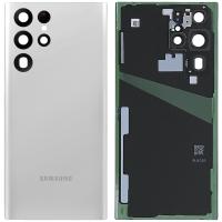 Samsung Galaxy S22 Ultra S908B Back Cover+Camera Glass White Original