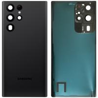 Samsung Galaxy S22 Ultra S908B Back Cover+Camera Glass Black AAA