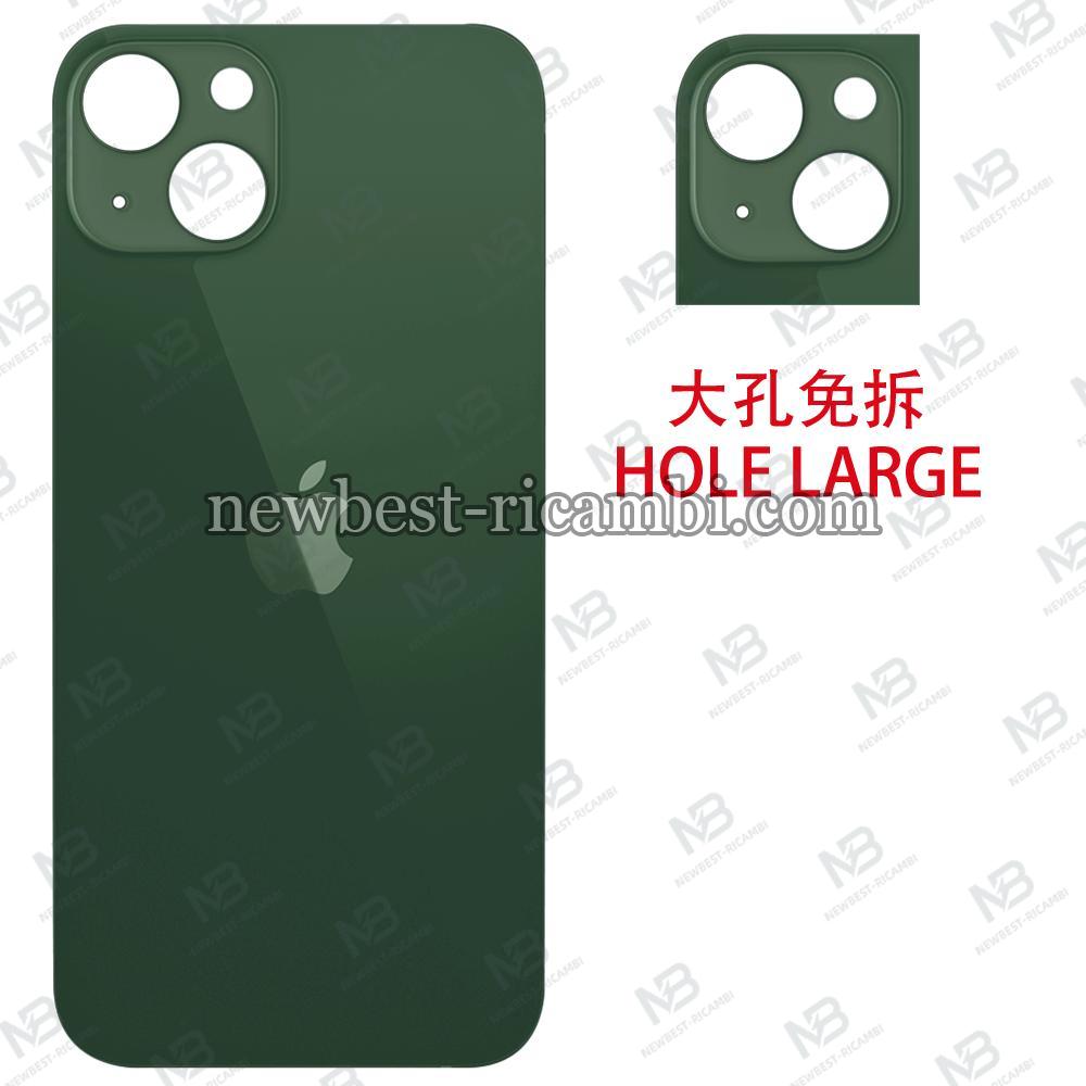 iPhone 13 Mini Back Cover Glass Hole Large Green