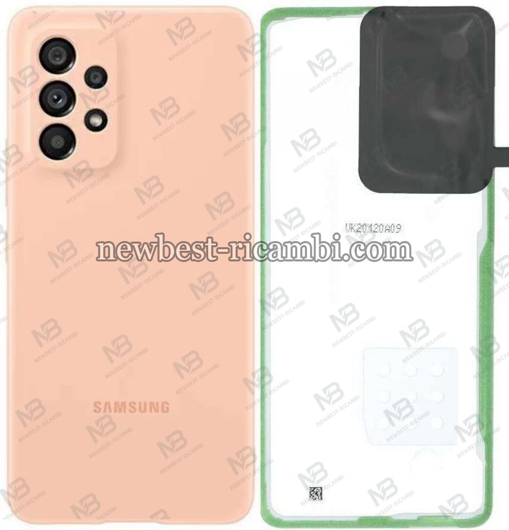Samsung Galaxy A336 A33 5G Back Cover+Camera Glass  Awesome Peach Original
