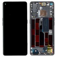 Oppo Reno 4 Pro 5G Touch+Lcd+Frame Black Original Service Pack