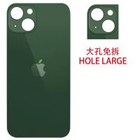 iPhone 13 Mini Back Cover Glass Hole Large Green