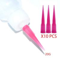 Tip 20G Pink X 10 Pcs For Glue Bottle