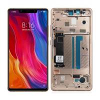 Xiaomi 8Se Touch+Lcd+Frame Gold Original Service Pack