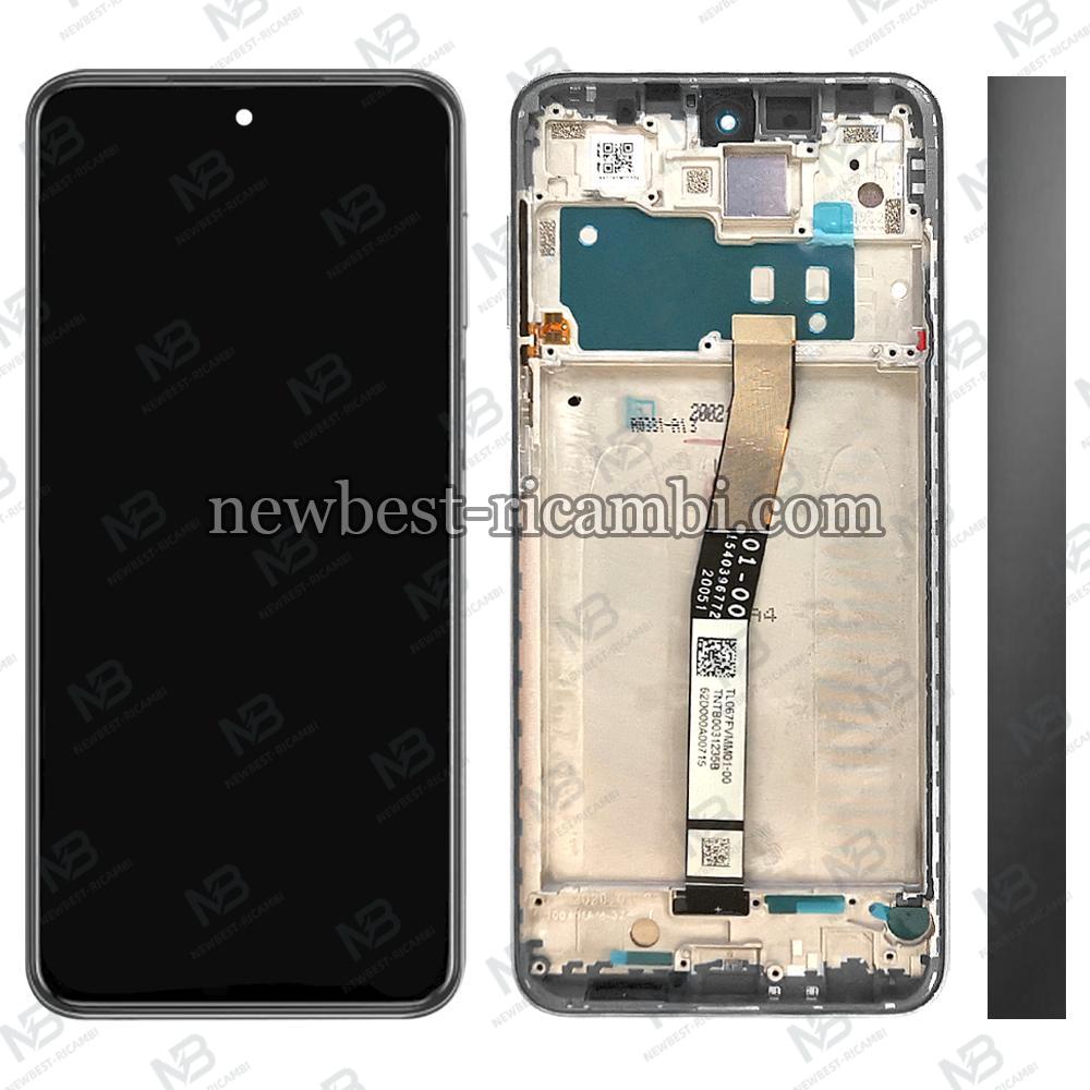 Xiaomi Redmi Note 9s / 9 pro Touch+Lcd+Frame Black Service Pack