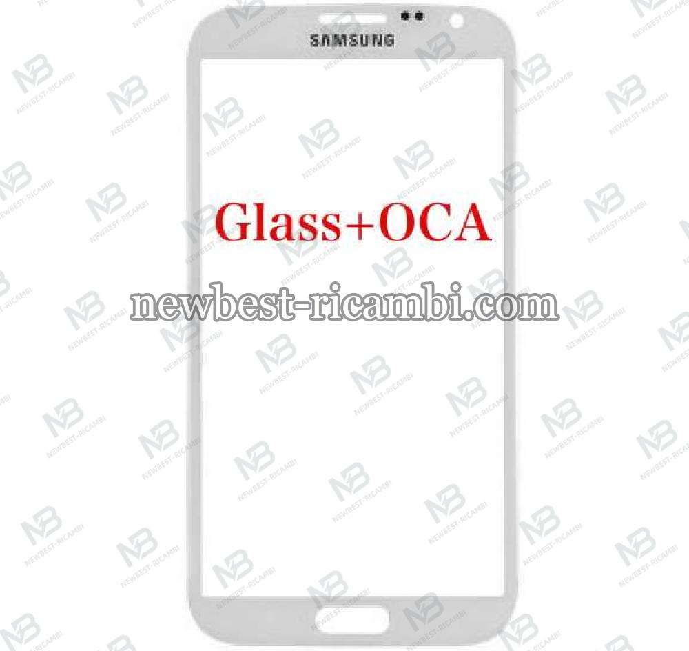 Samsung Galaxy  Note 2 N7100 / N7105 Glass+OCA White
