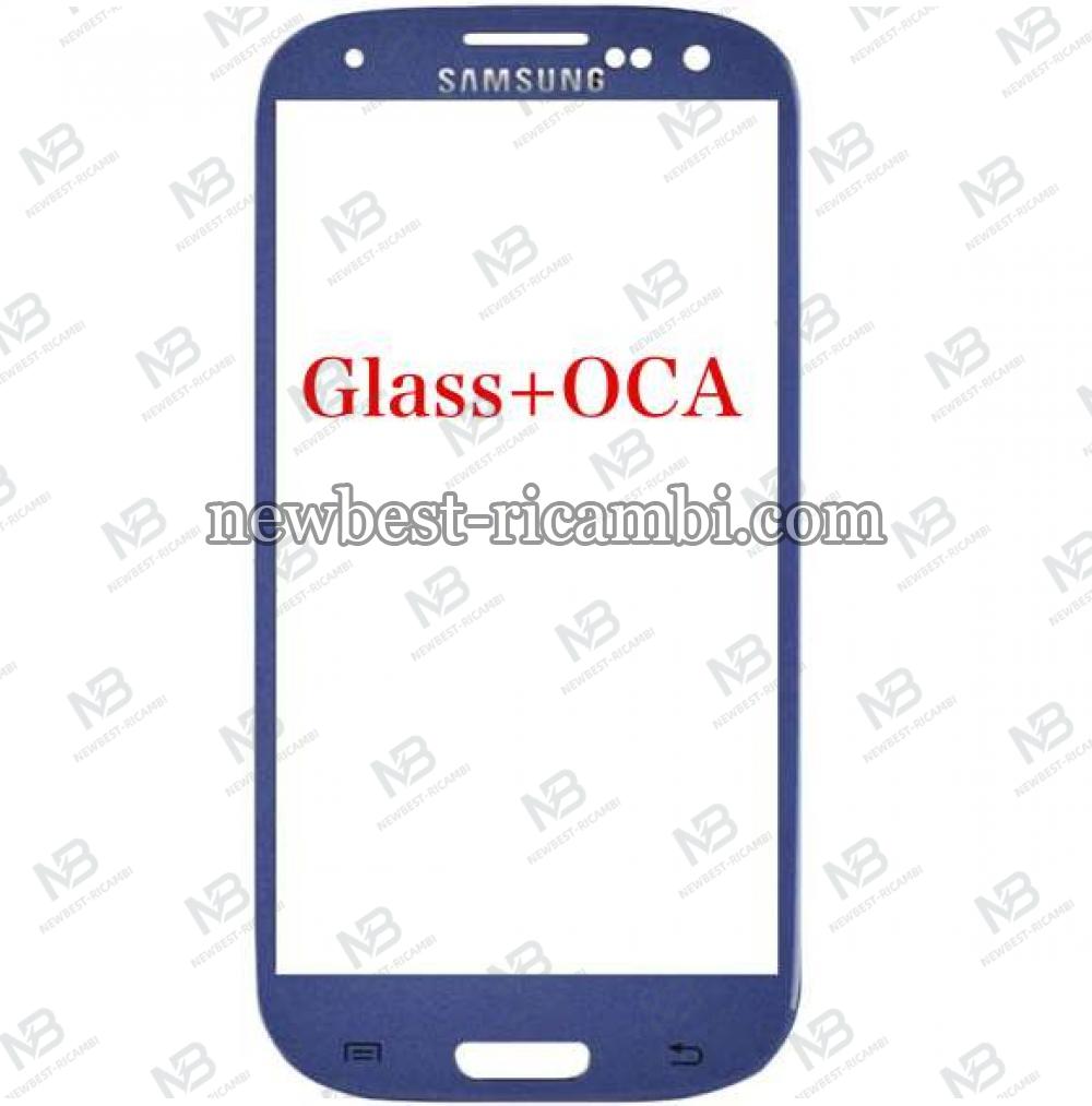 Samsung Galaxy S3 I9300 Glass+OCA Blue