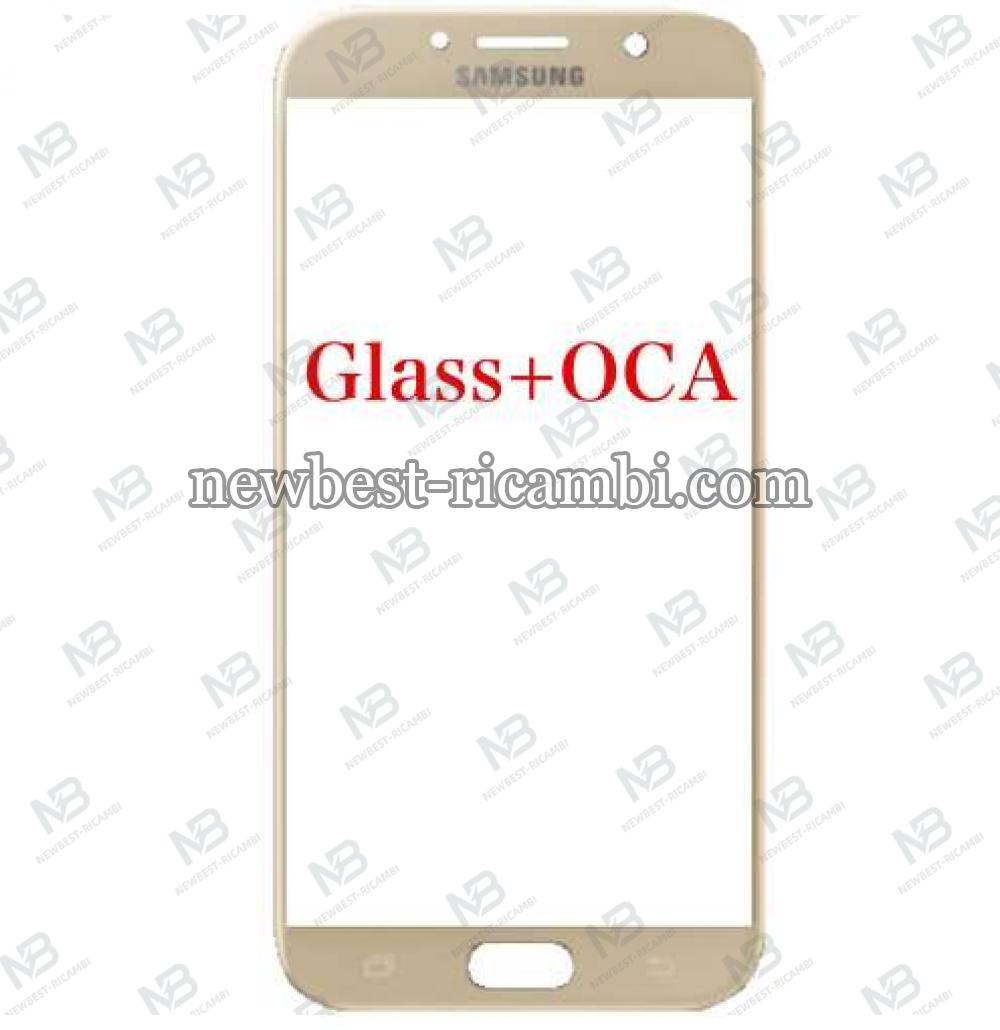 Samsung Galaxy A5 2017 A520f Glass+OCA Gold