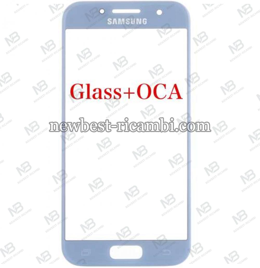 Samsung Galaxy A5 2017 A520f Glass+OCA Blue