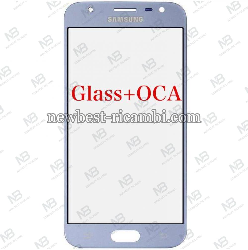 Samsung Galaxy J3 2017 J330f Glass+OCA Blue