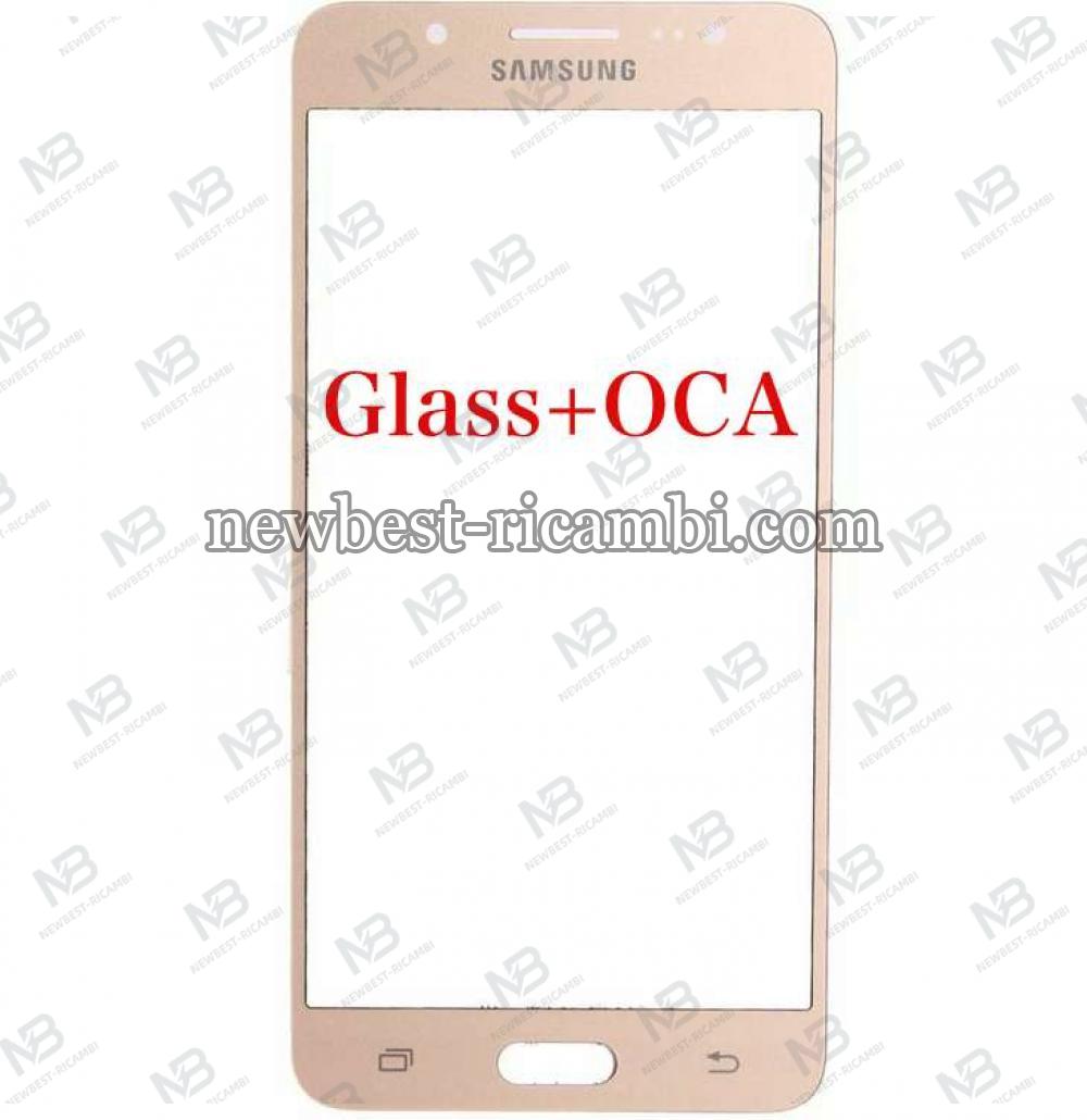 Samsung Galaxy J5 2016 J510f Glass+OCA Gold
