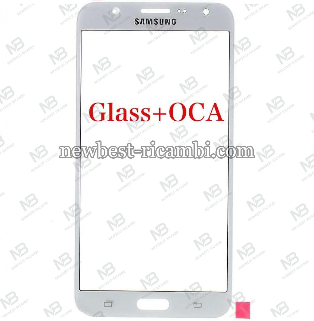Samsung Galaxy J7 2015 J700 Glass+OCA White