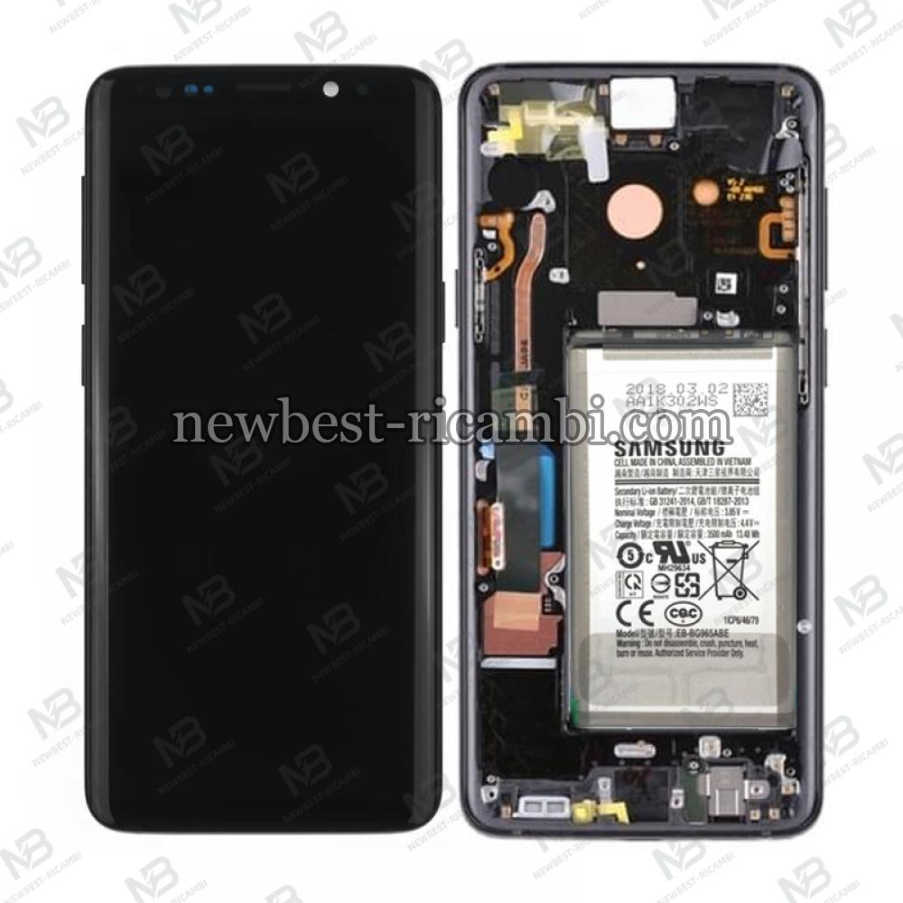 Samsung Galaxy S9 Plus G965f Touch+Lcd+Frame Battery Black Service Pack