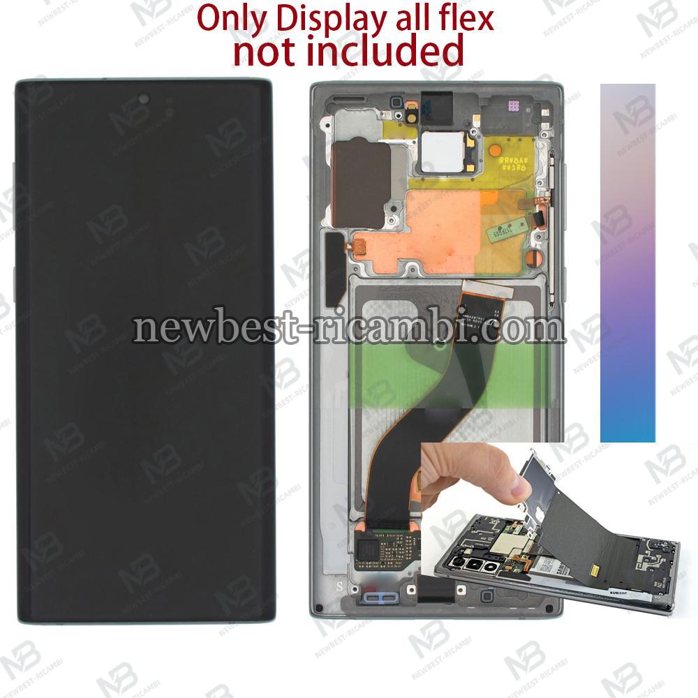 Samsung Galaxy Note 10 N970 Touch+Lcd+Frame Silver Disassemble From New Phone A