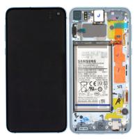 Samsung Galaxy S10e G970f Touch+Lcd+Frame Battery Blue Service Pack