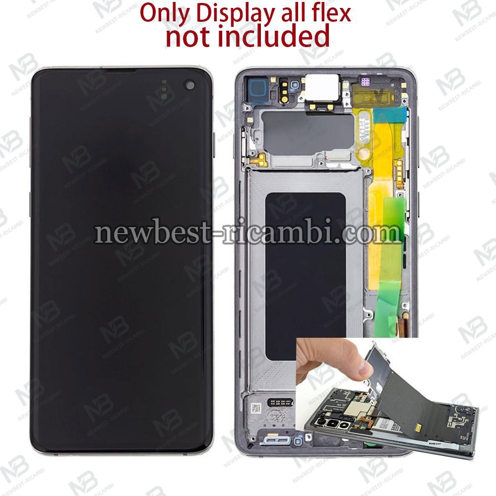 Samsung Galaxy S10 G973 Touch+Lcd+Frame Black Disassembled Grade A