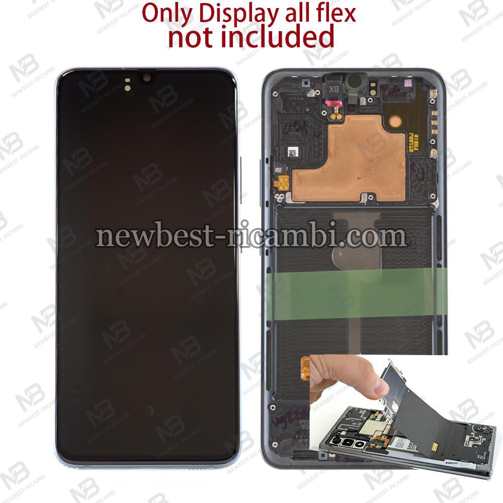 Samsung Galaxy A908 Touch+Lcd+Frame Black Disassemble From New Phone A