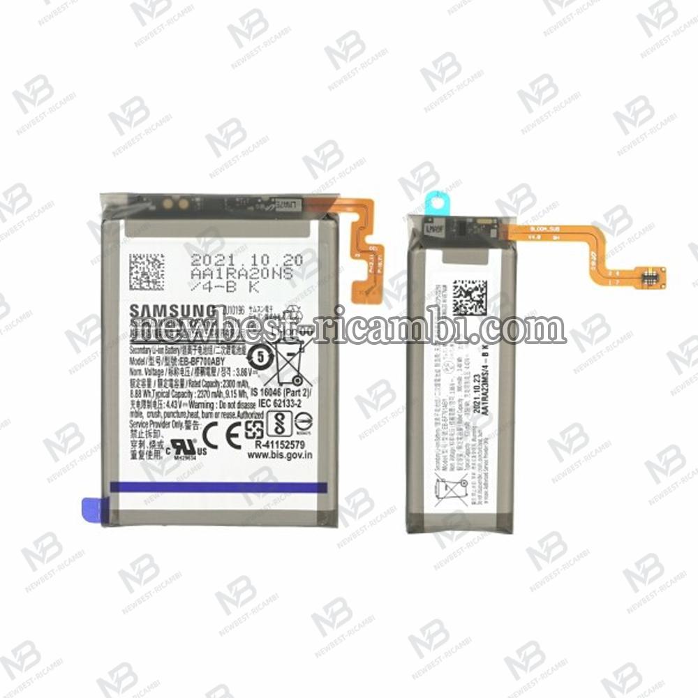Samsung F700F Galaxy Z Flip Main EB-BF700ABY + Sub Battery  EB-BF701ABY Service Pack