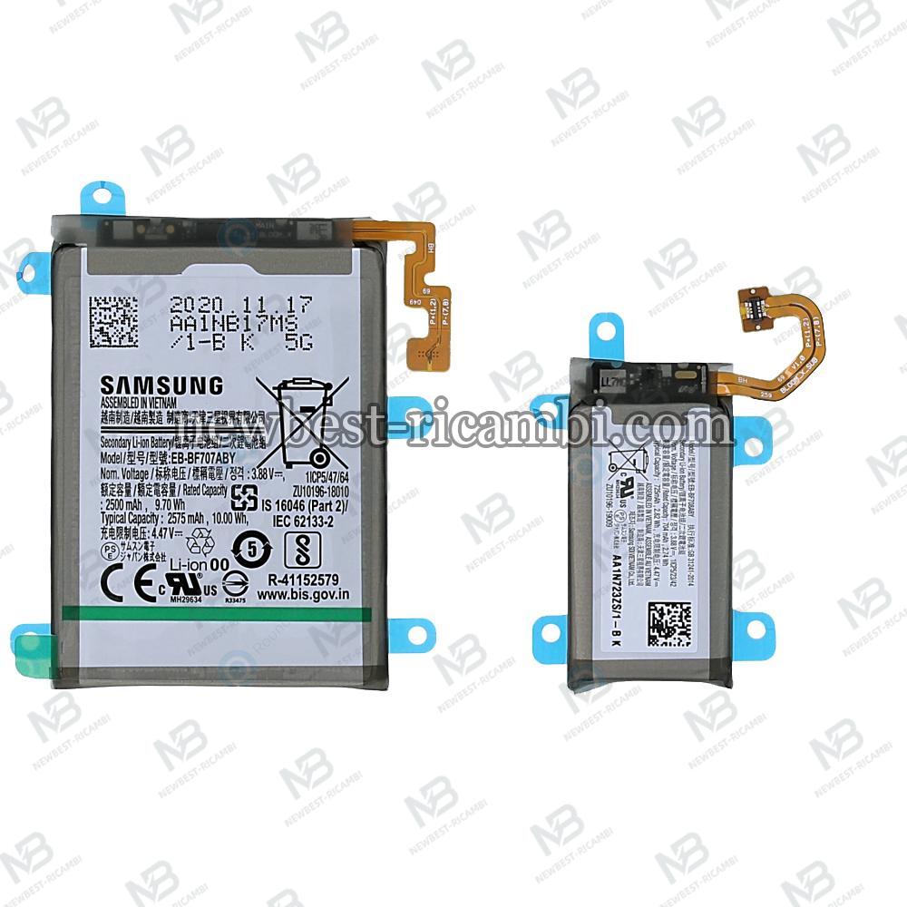 Samsung F707B Galaxy Z Flip 5G Main EB-BF707ABY + Sub Battery EB-BF708ABY Service Pack