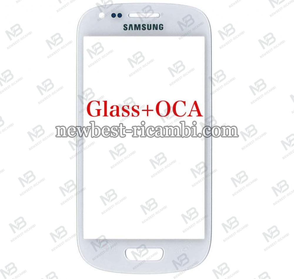 Samsung Galaxy S3 Mini i8190 8200 Glass+OCA White