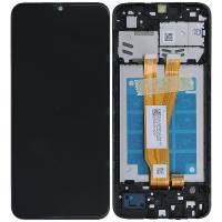Samsung Galaxy A03 Core 2021 A032 Touch+Lcd+Frame Black Service Pack