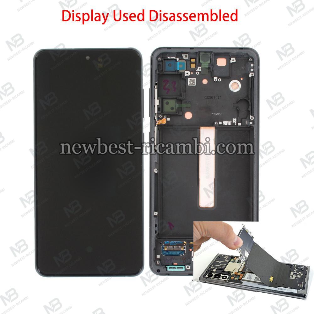 Samsung Galaxy S21 FE G990 Touch+Lcd+Frame Grey Disassembled Grade B