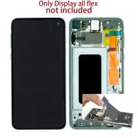 Samsung Galaxy G970 Touch+Lcd+Frame Green Disassemble From New Phone B