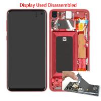 Samsung Galaxy G970 Touch+Lcd+Frame Red Disassemble From New Phone A
