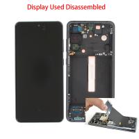 Samsung Galaxy S21 FE G990 Touch+Lcd+Frame Grey Disassembled Grade A