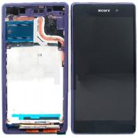 Sony Xperia Z2 L50w D6503 D6502 Touch+Lcd+Frame Purple